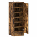 vidaXL füstös tölgy színű szerelt fa cipősszekrény 32 x 35 x 92 cm