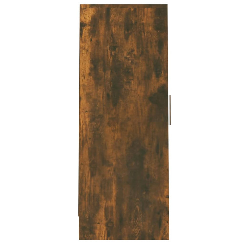 vidaXL füstös tölgy színű szerelt fa cipősszekrény 32 x 35 x 92 cm
