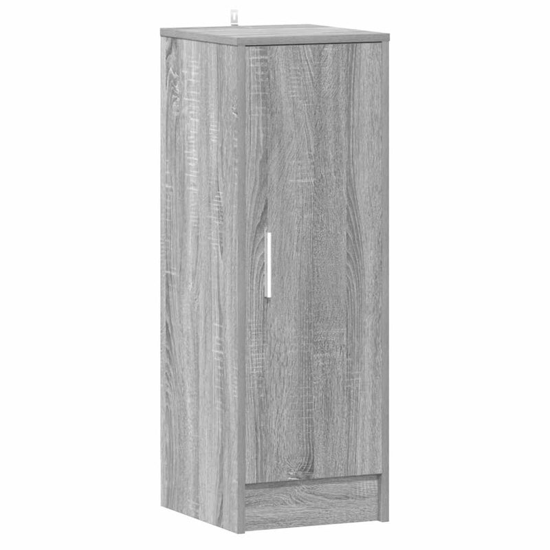 vidaXL szürke sonoma színű szerelt fa cipősszekrény 32 x 35 x 92 cm