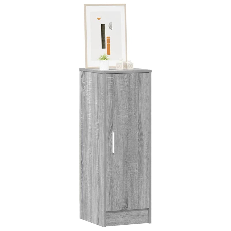 vidaXL szürke sonoma színű szerelt fa cipősszekrény 32 x 35 x 92 cm