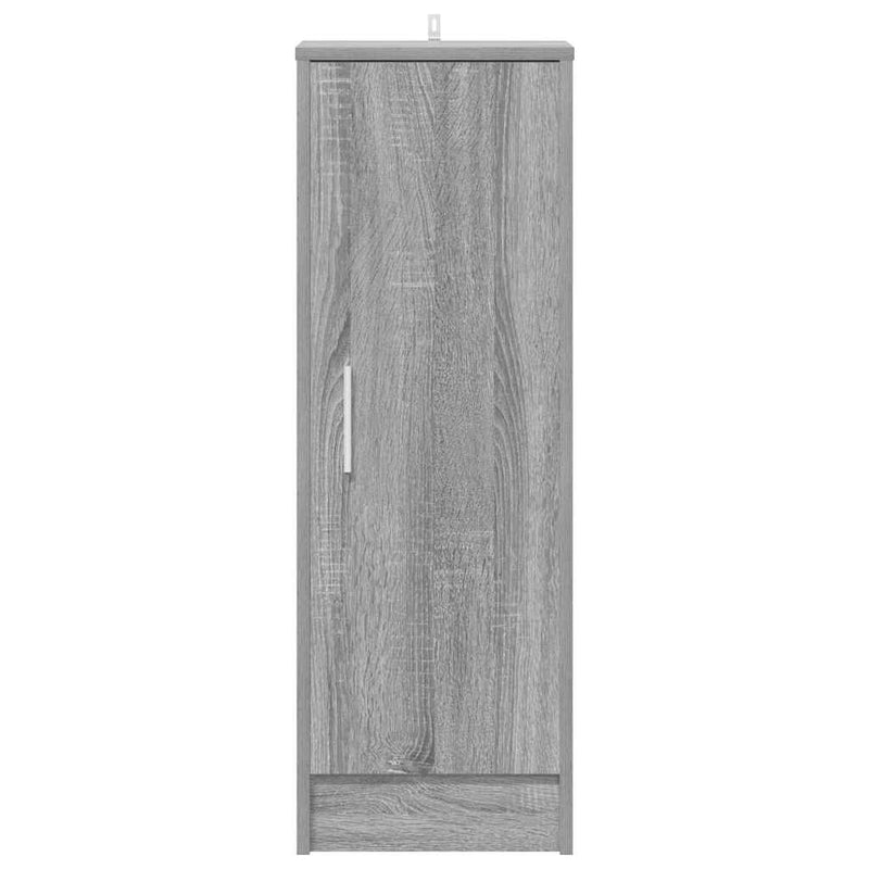 vidaXL szürke sonoma színű szerelt fa cipősszekrény 32 x 35 x 92 cm