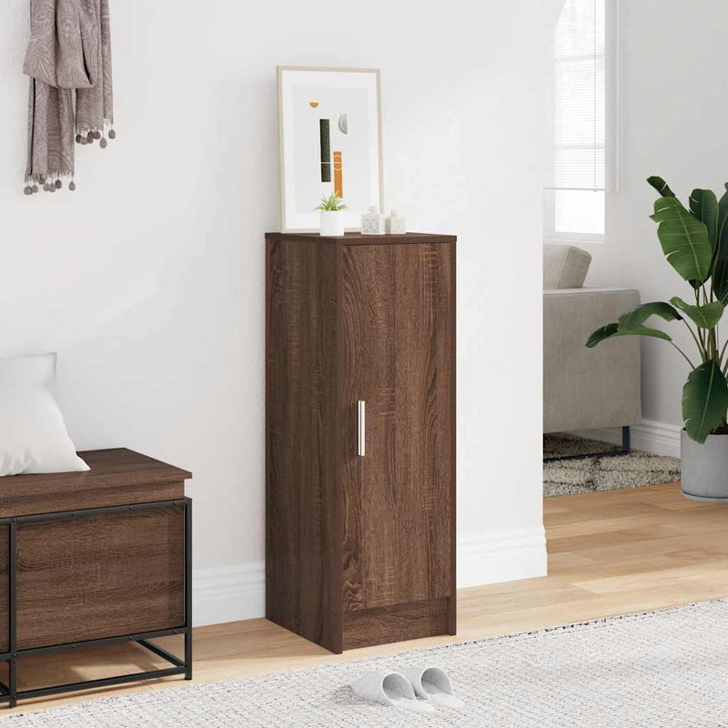 vidaXL barna tölgy színű szerelt fa cipősszekrény 32 x 35 x 92 cm