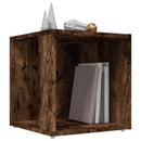 vidaXL füstös tölgy színű szerelt fa kisasztal 33 x 33 x 34,5 cm