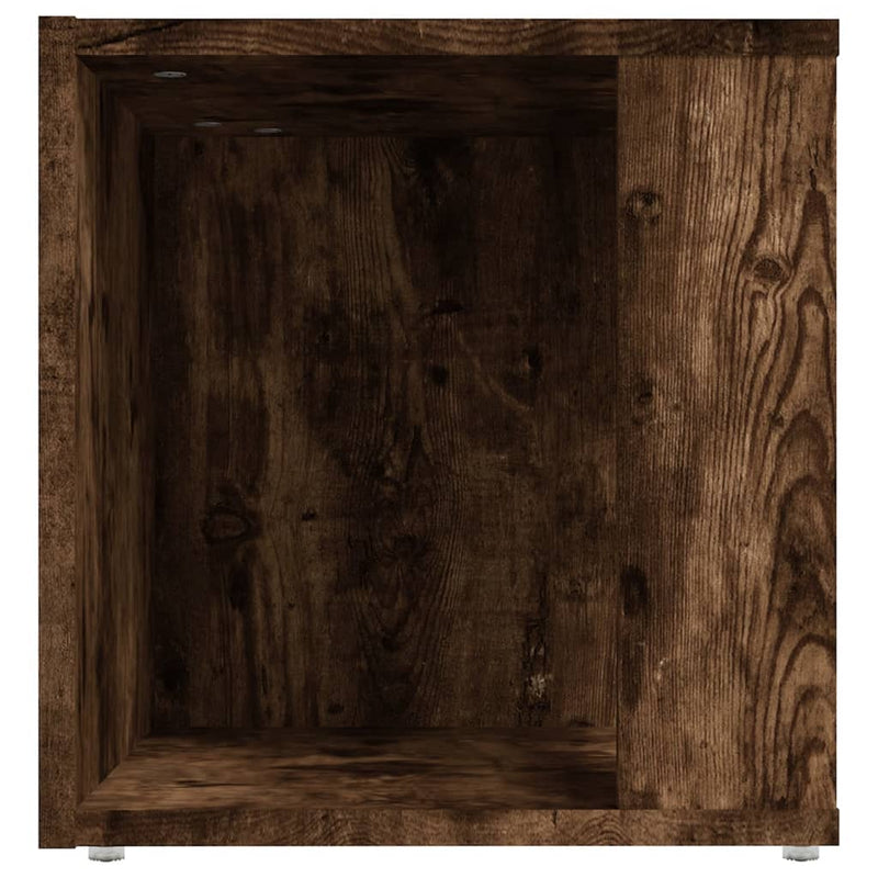 vidaXL füstös tölgy színű szerelt fa kisasztal 33 x 33 x 34,5 cm