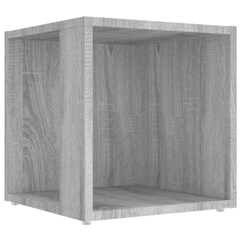 vidaXL szürke sonoma színű szerelt fa kisasztal 33x33x34,5 cm