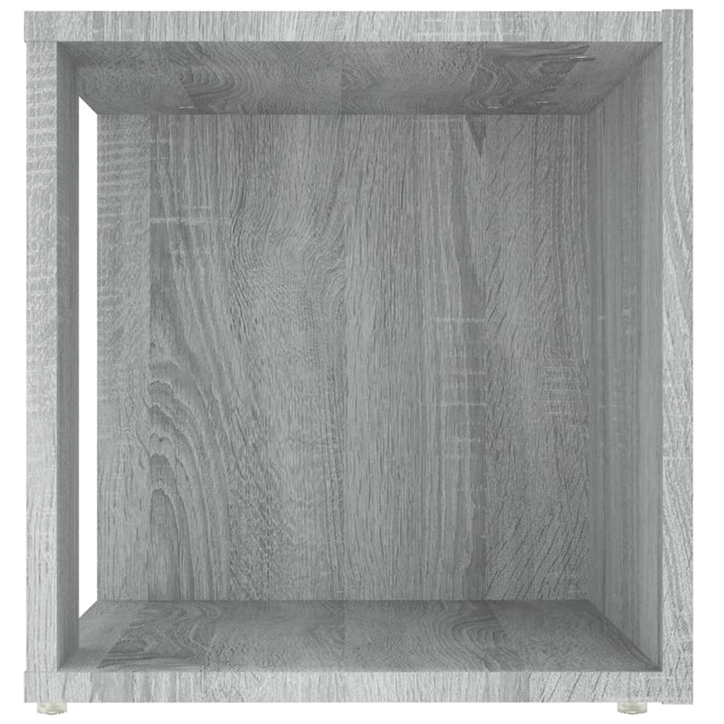 vidaXL szürke sonoma színű szerelt fa kisasztal 33x33x34,5 cm