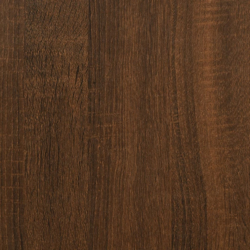 vidaXL barna tölgy színű szerelt fa kisasztal 33 x 33 x 34,5 cm