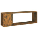 vidaXL füstös tölgy színű szerelt fa fali TV-szekrény 100 x 24 x 32 cm