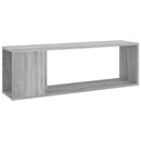vidaXL szürke sonoma színű szerelt fa TV-szekrény 100x24x32 cm