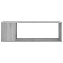 vidaXL szürke sonoma színű szerelt fa TV-szekrény 100x24x32 cm