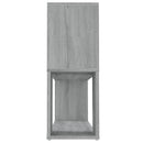 vidaXL szürke sonoma színű szerelt fa könyvszekrény 100x24x63 cm