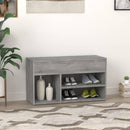 vidaXL szürke sonoma színű cipőtároló pad 80 x 30 x 45 cm