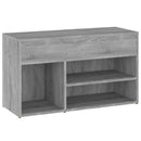 vidaXL szürke sonoma színű cipőtároló pad 80 x 30 x 45 cm