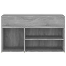 vidaXL szürke sonoma színű cipőtároló pad 80 x 30 x 45 cm
