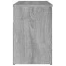 vidaXL szürke sonoma színű cipőtároló pad 80 x 30 x 45 cm