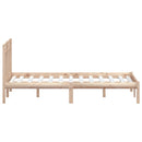 vidaXL tömör fa ágykeret 150 x 200 cm (King Size)