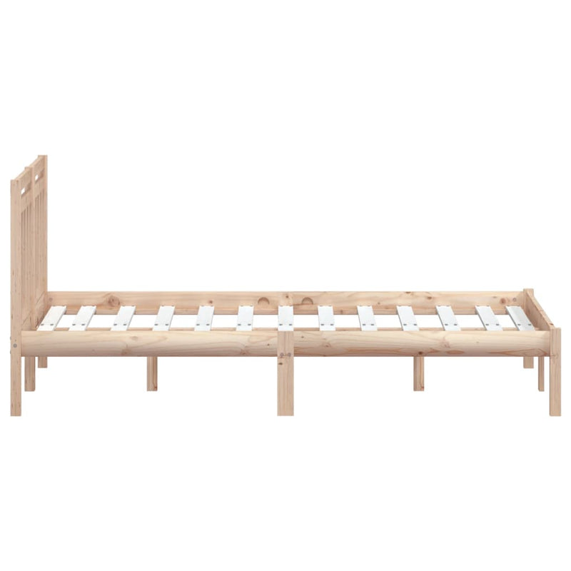 vidaXL tömör fa ágykeret 150 x 200 cm (King Size)