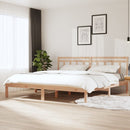 vidaXL tömör fa ágykeret 180 x 200 cm (Super King)