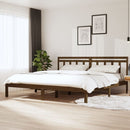 vidaXL mézbarna tömör fenyőfa ágykeret 200 x 200 cm