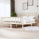 vidaXL tömör fa ágykeret 180 x 200 cm (Super King)