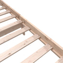 vidaXL tömör fa ágykeret 140 x 200 cm