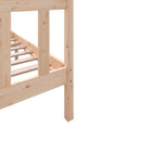 vidaXL tömör fa ágykeret 140 x 200 cm