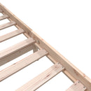 vidaXL tömör fenyőfa ágykeret 160 x 200 cm