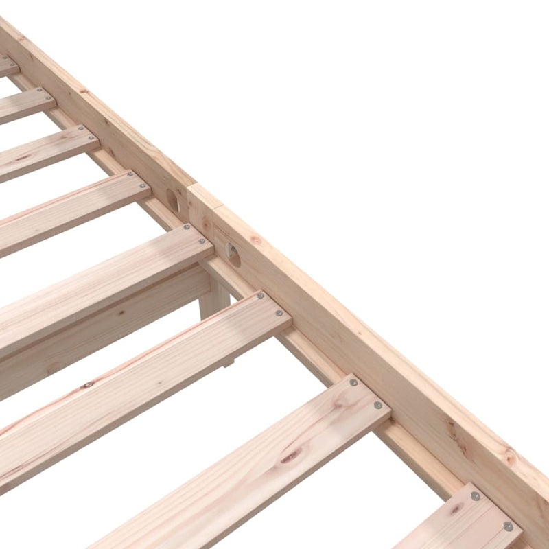 vidaXL tömör fenyőfa ágykeret 160 x 200 cm