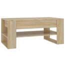 vidaXL sonoma tölgy színű szerelt fa dohányzóasztal 102x55x45 cm