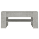 vidaXL betonszürke szerelt fa dohányzóasztal 102 x 55 x 45 cm