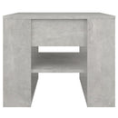 vidaXL betonszürke szerelt fa dohányzóasztal 55,5x55x45 cm