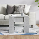 vidaXL betonszürke szerelt fa dohányzóasztal 55,5x55x45 cm