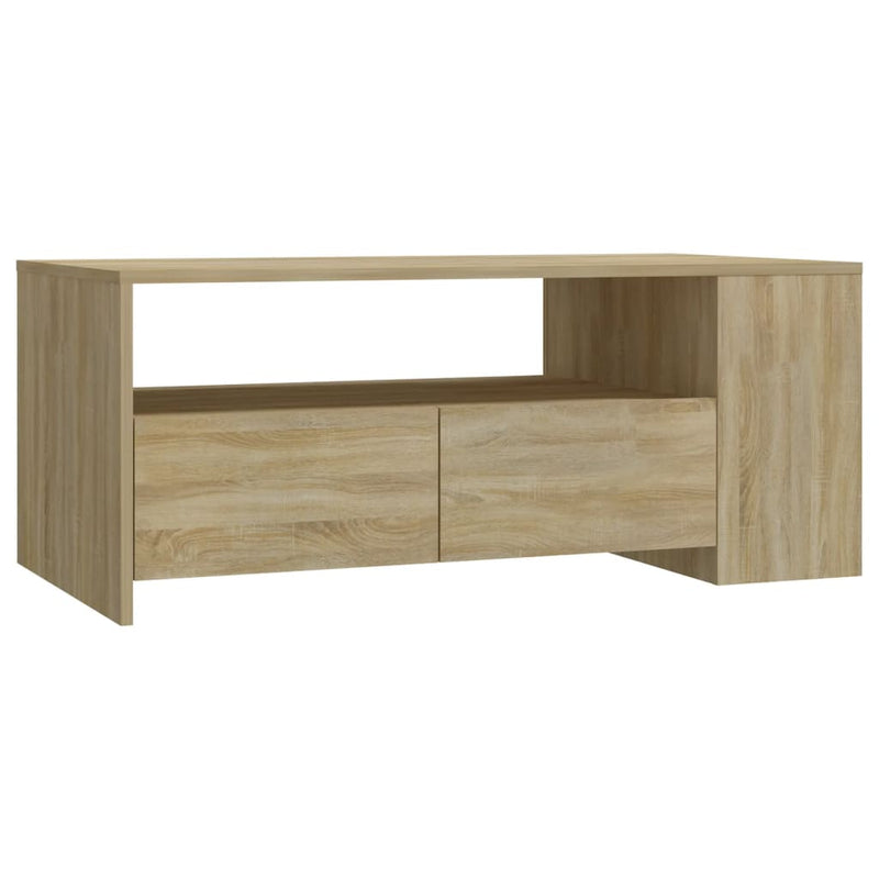 vidaXL sonoma tölgy színű szerelt fa dohányzóasztal 102 x 55 x 42 cm