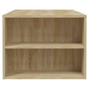 vidaXL sonoma tölgy színű szerelt fa dohányzóasztal 102 x 55 x 42 cm