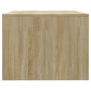 vidaXL sonoma tölgy színű szerelt fa dohányzóasztal 102 x 55 x 42 cm