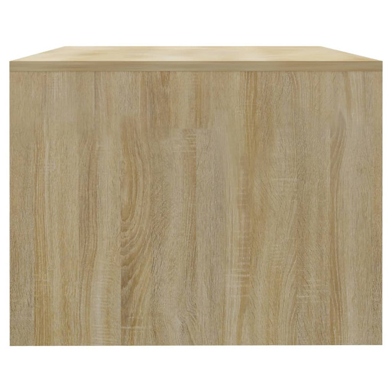 vidaXL sonoma tölgy színű szerelt fa dohányzóasztal 102 x 55 x 42 cm