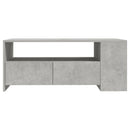 vidaXL betonszürke szerelt fa dohányzóasztal 102 x 55 x 42 cm