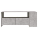 vidaXL betonszürke szerelt fa dohányzóasztal 102 x 55 x 42 cm