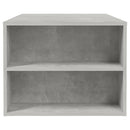 vidaXL betonszürke szerelt fa dohányzóasztal 102 x 55 x 42 cm