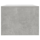 vidaXL betonszürke szerelt fa dohányzóasztal 102 x 55 x 42 cm