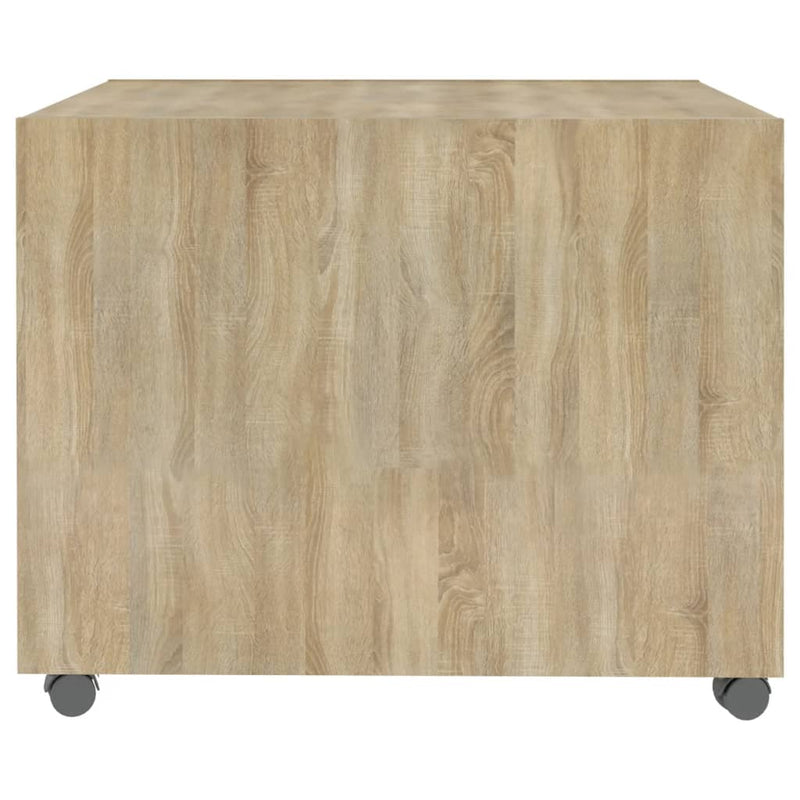 vidaXL sonoma tölgy színű szerelt fa dohányzóasztal 55 x 55 x 40 cm