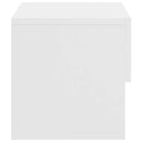 vidaXL fehér falra szerelhető éjjeliszekrény