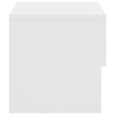 vidaXL 2 db fehér falra szerelhető éjjeliszekrény