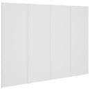 vidaXL fehér szerelt fa ágyfejtámla 120 x 1,5 x 80 cm