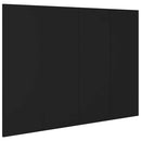vidaXL fekete szerelt fa ágyfejtámla 120x1,5x80 cm