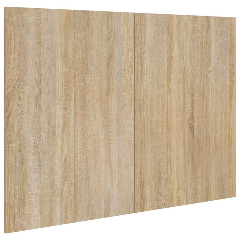 vidaXL sonoma tölgy szerelt fa ágyfejtámla 120x1,5x80 cm