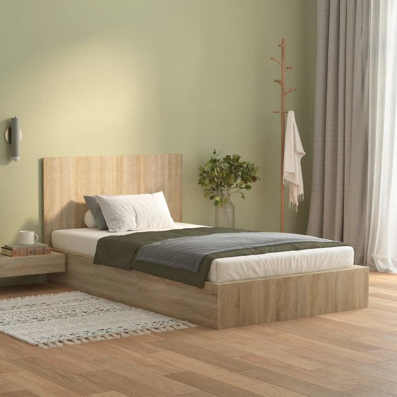 vidaXL sonoma tölgy szerelt fa ágyfejtámla 120x1,5x80 cm