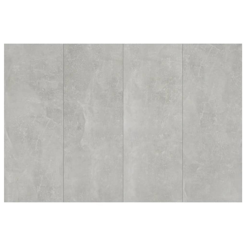 vidaXL betonszürke szerelt fa ágyfejtámla 120x1,5x80 cm