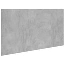 vidaXL betonszürke szerelt fa ágyfejtámla 160 x 1,5 x 80 cm