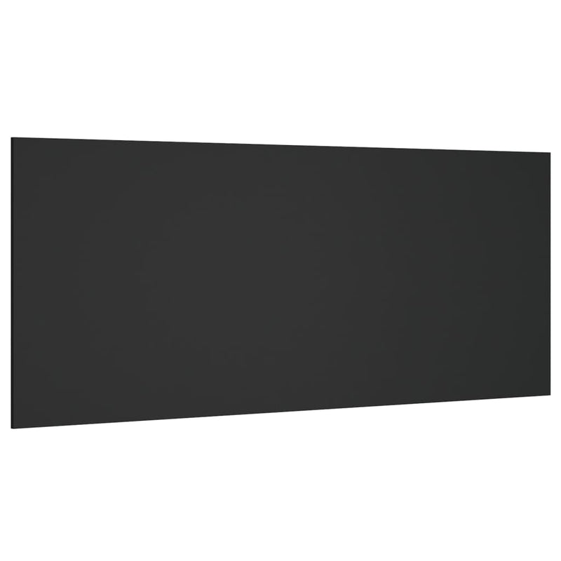 vidaXL fekete szerelt fa ágyfejtámla 200x1,5x80 cm